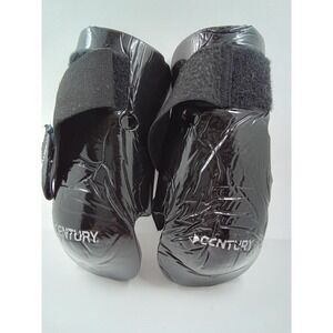 Century Martial Arts Sparring Foot Pads Black Dipped Foam Boots Karate Taekwondo